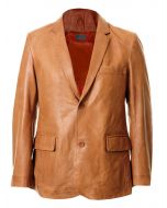 Tan Leather Coat For Men
