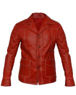 Brad Pitt Fight Club Leather Jacket