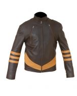 X-Men Wolverine Distressed Leather Jacket