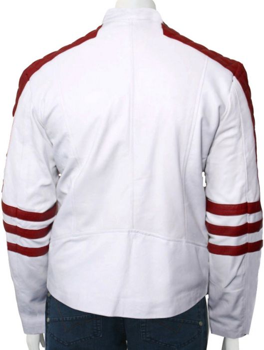 white and red jackets